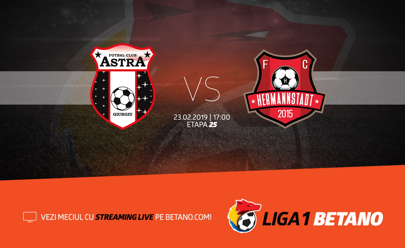 Astra Giurgiu - FC Hermannstadt