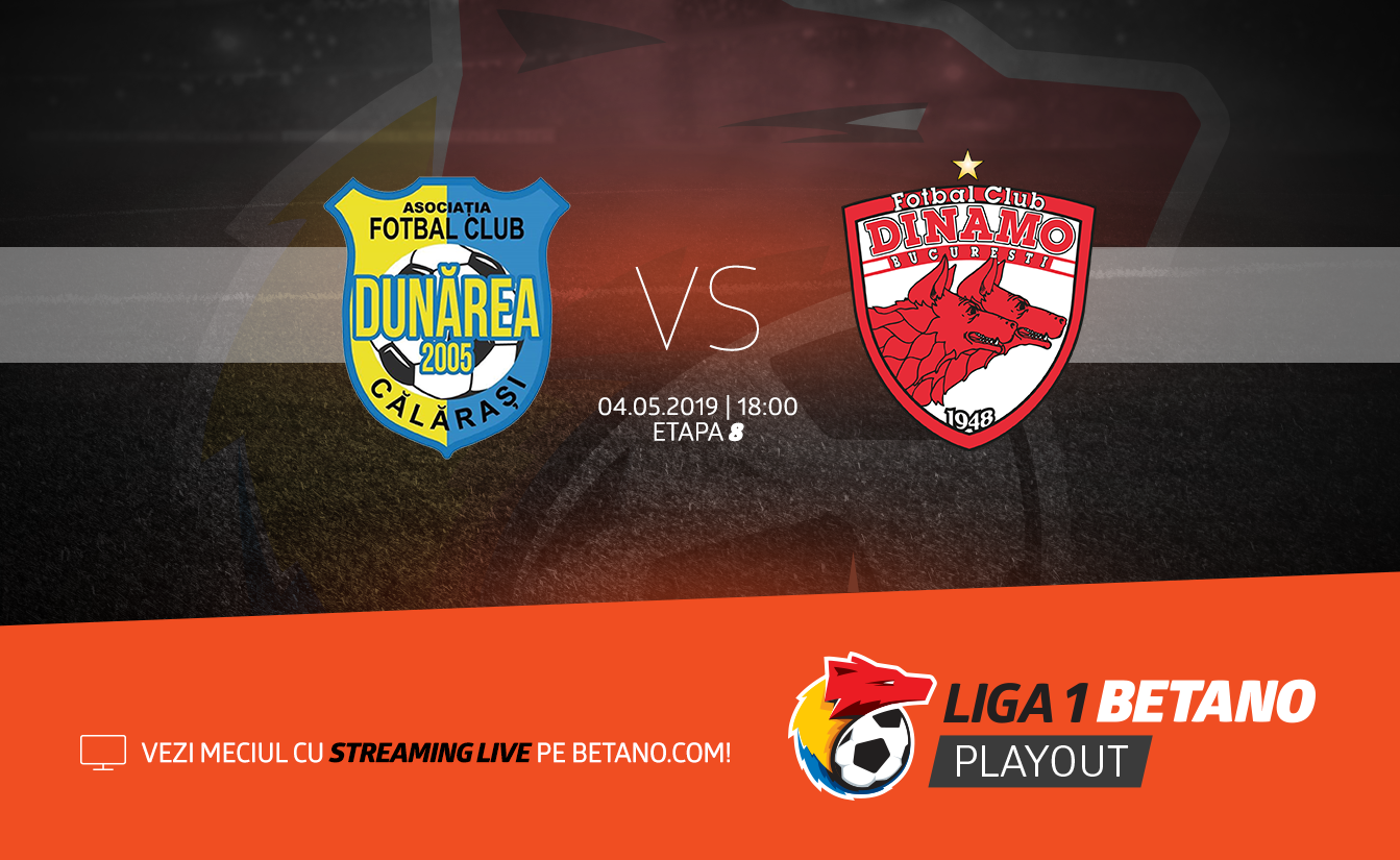 Dunărea Călărași - Dinamo București (Play-out Liga 1 Betano)