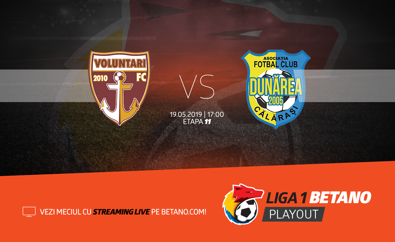 FC Voluntari - Dunărea Călărași (Play-out Liga 1 Betano)